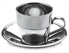 espresso cup with plate
